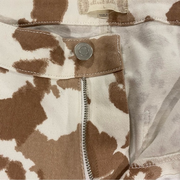 EUC Altar'd State Cow Print Flare Pants, L - Picture 6 of 8